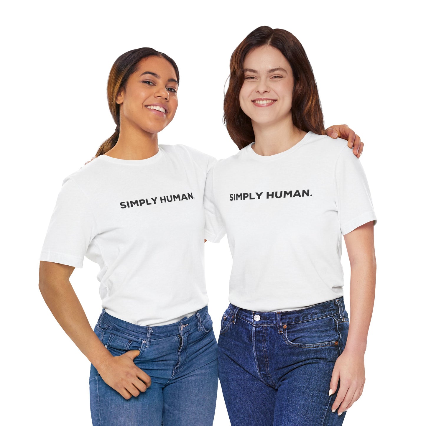 Simply Human period - Unisex Jersey Short Sleeve Tee