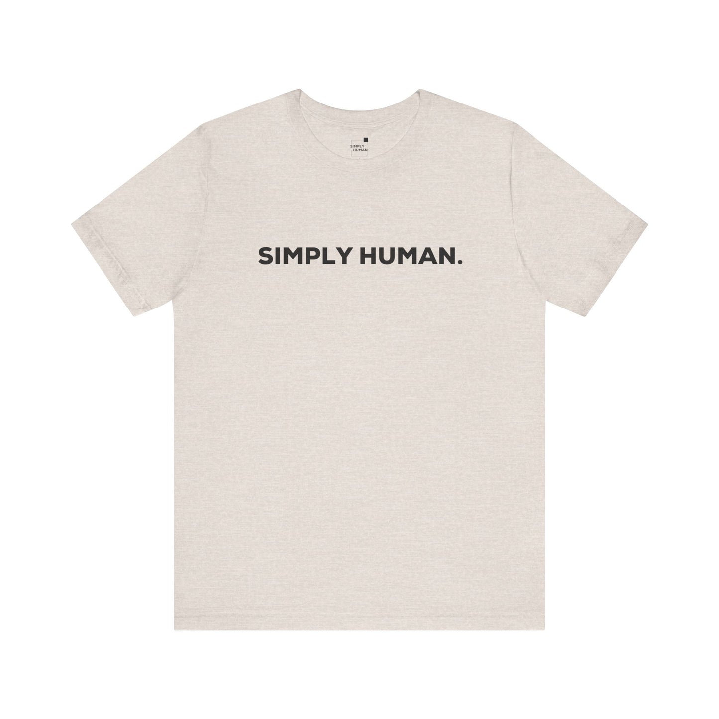 Simply Human period - Unisex Jersey Short Sleeve Tee