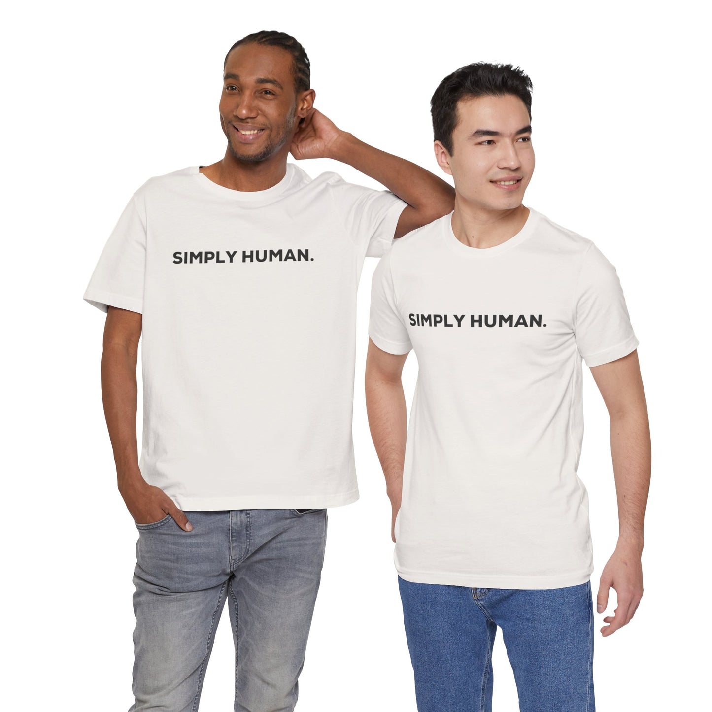 Simply Human period - Unisex Jersey Short Sleeve Tee