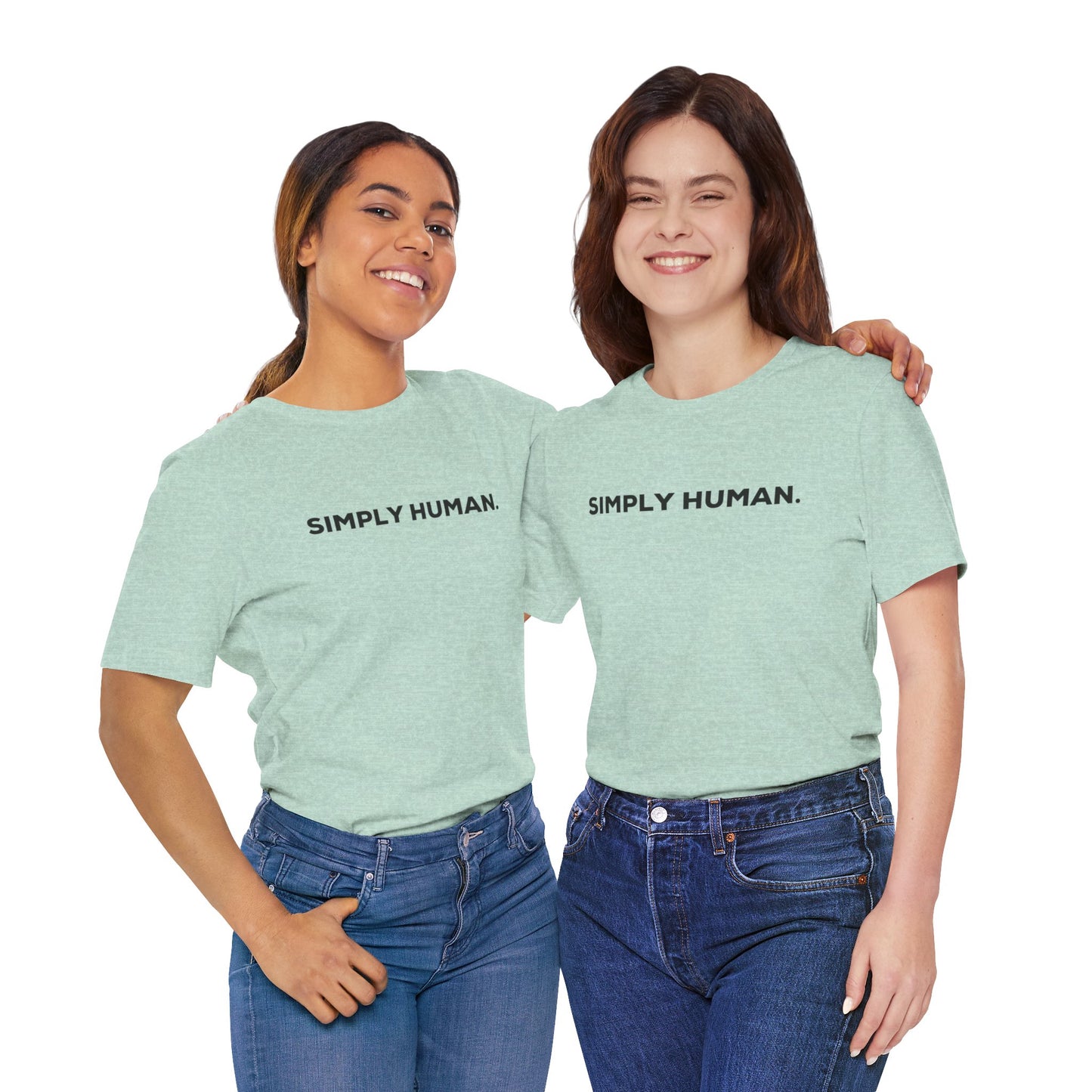 Simply Human period - Unisex Jersey Short Sleeve Tee