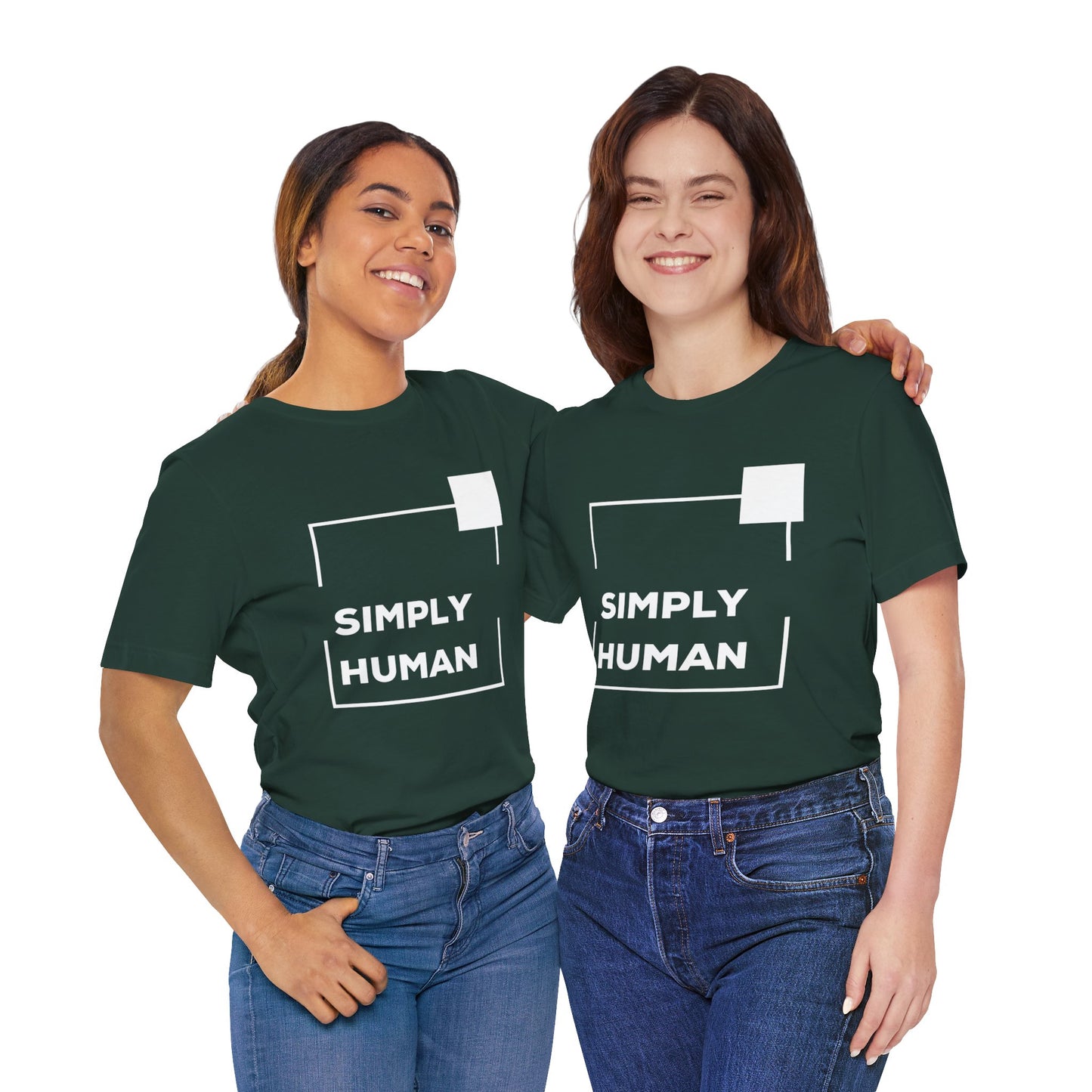 Simply Human - Unisex Jersey Short Sleeve Tee