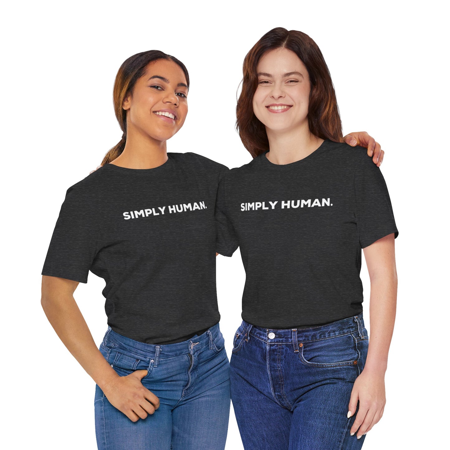 Simply Human period - Unisex Jersey Short Sleeve Tee