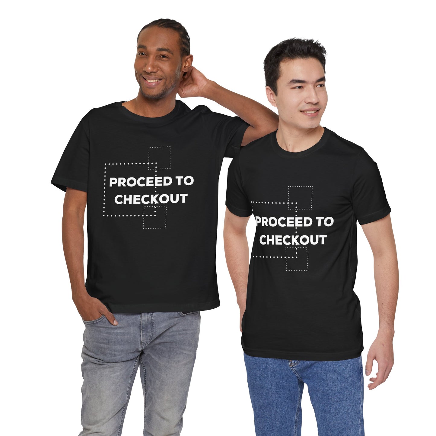 Proceed to Checkout - Unisex Jersey Short Sleeve Tee