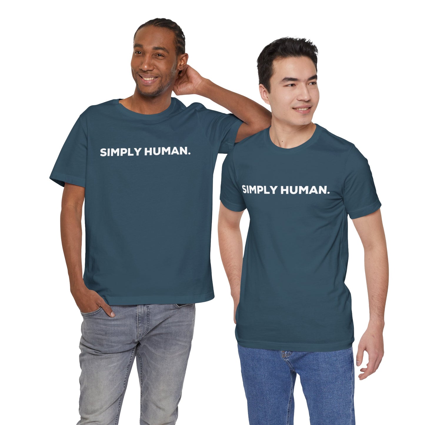 Simply Human period - Unisex Jersey Short Sleeve Tee