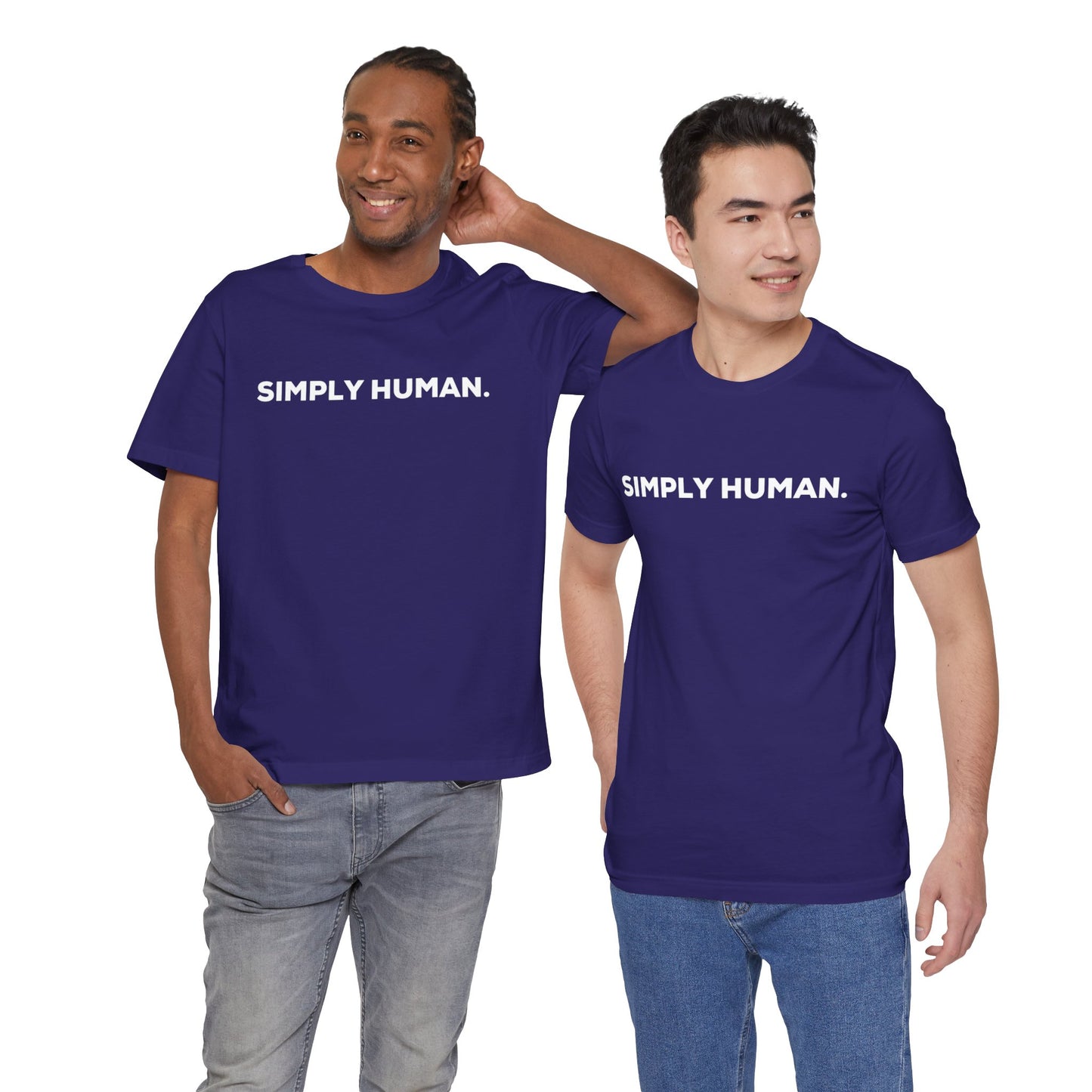 Simply Human period - Unisex Jersey Short Sleeve Tee