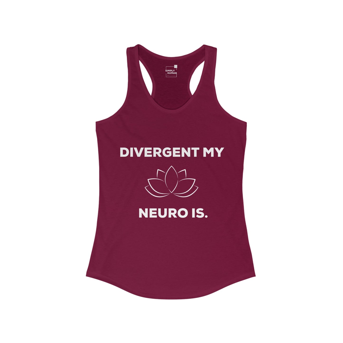 Divergent My Neuro Is - Women's Ideal Racerback Tank