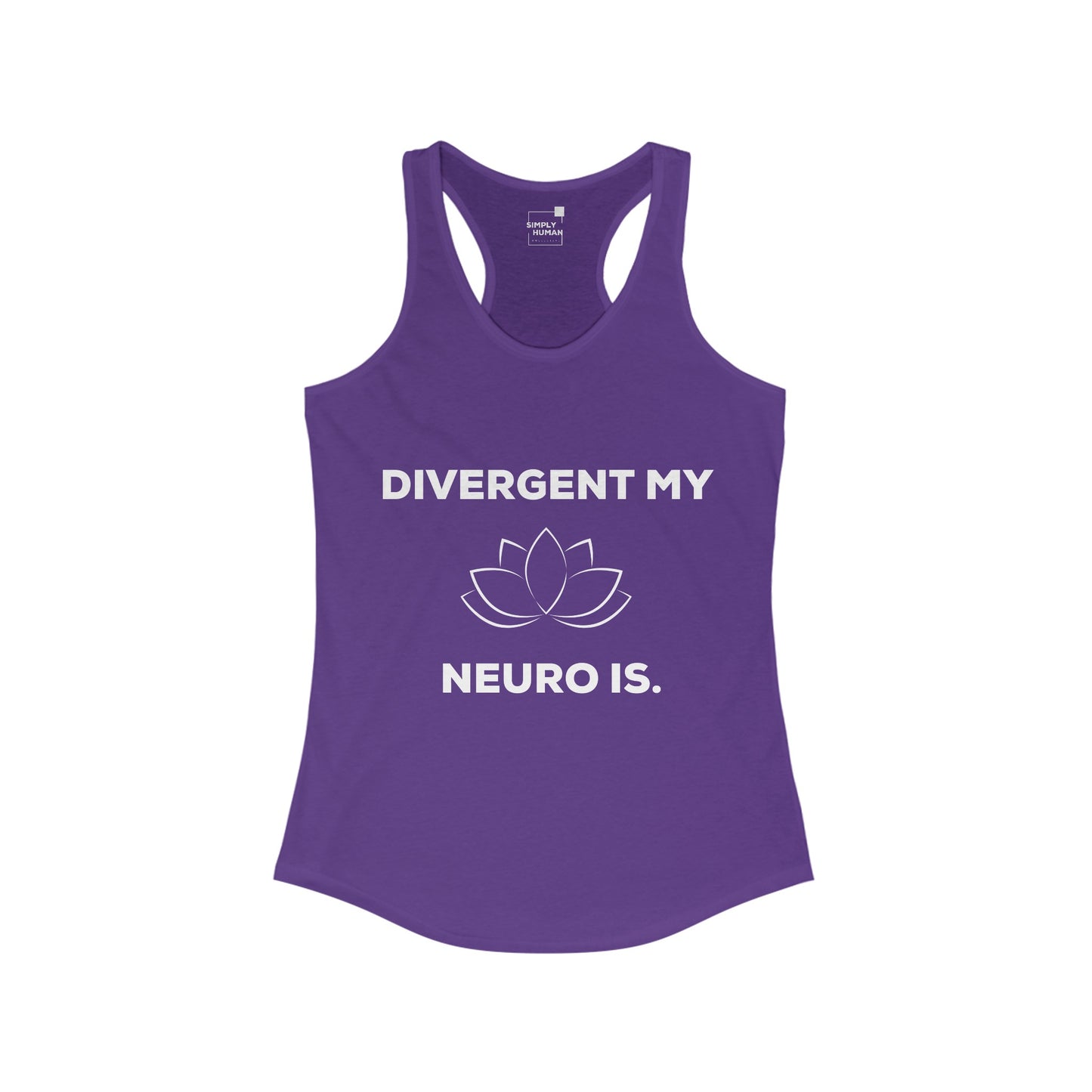 Divergent My Neuro Is - Women's Ideal Racerback Tank