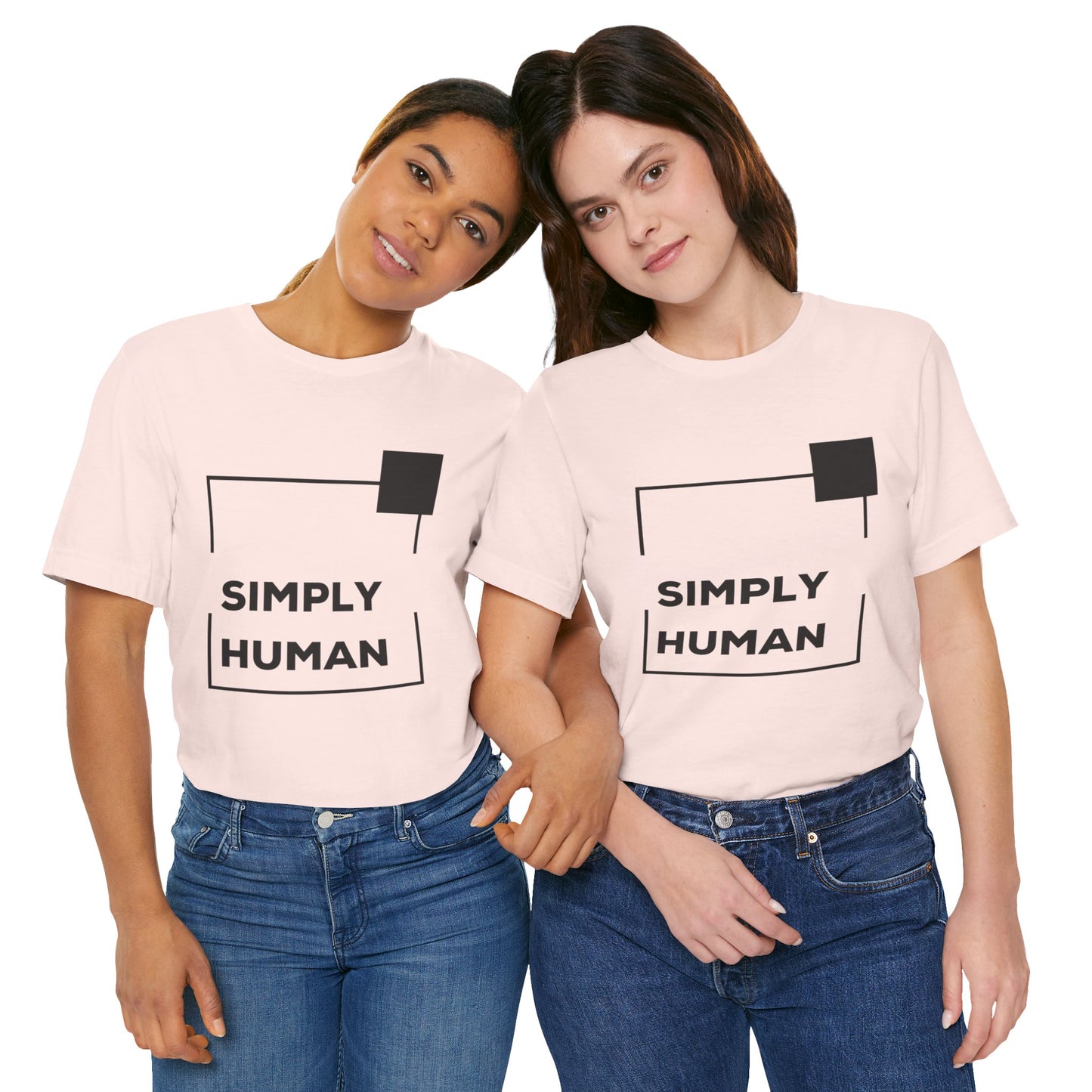 Simply Human - Unisex Jersey Short Sleeve Tee