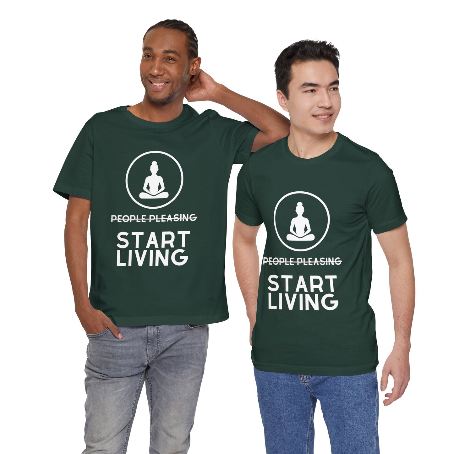 Quit People Pleasing Start Living - Unisex Jersey Short Sleeve Tee