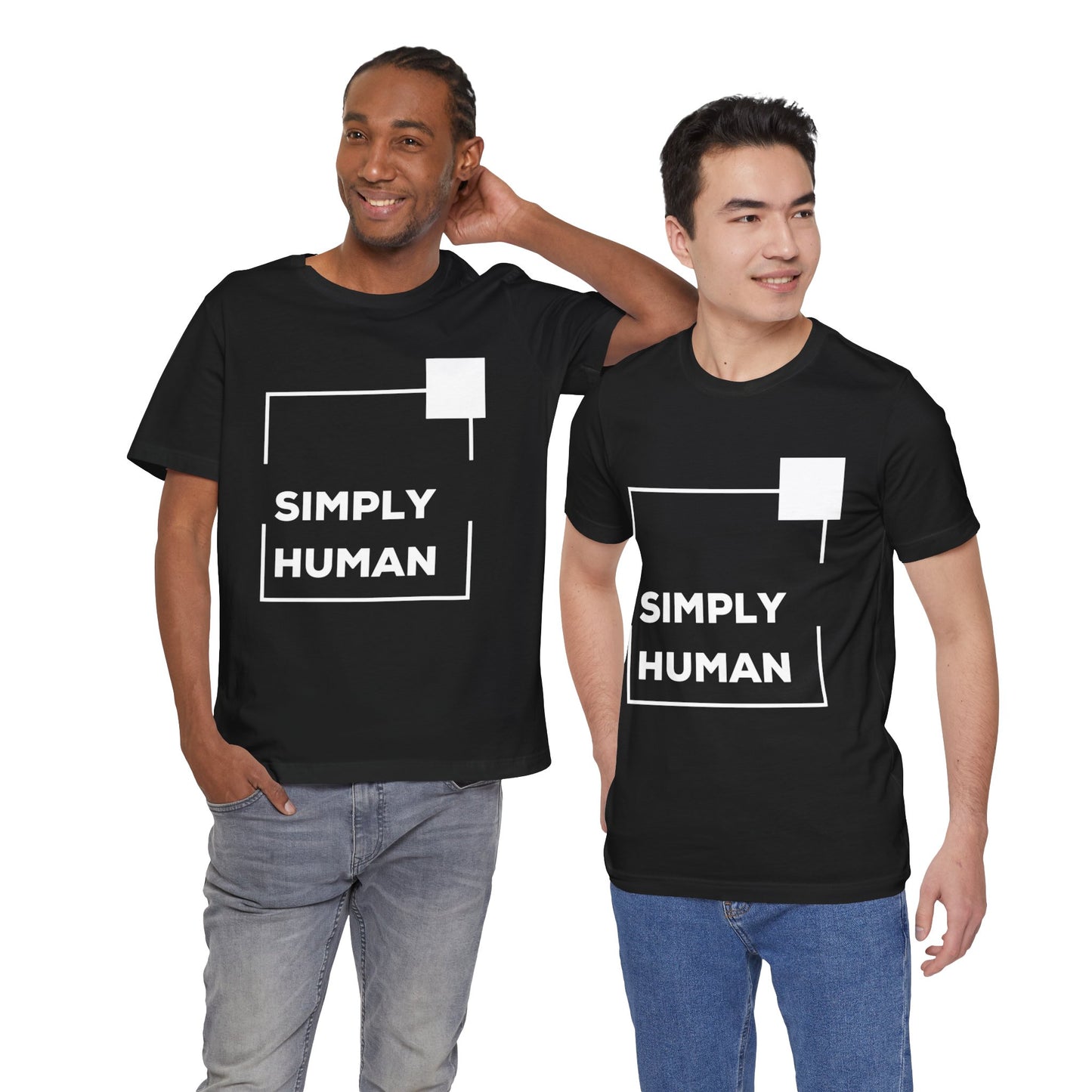 Simply Human - Unisex Jersey Short Sleeve Tee