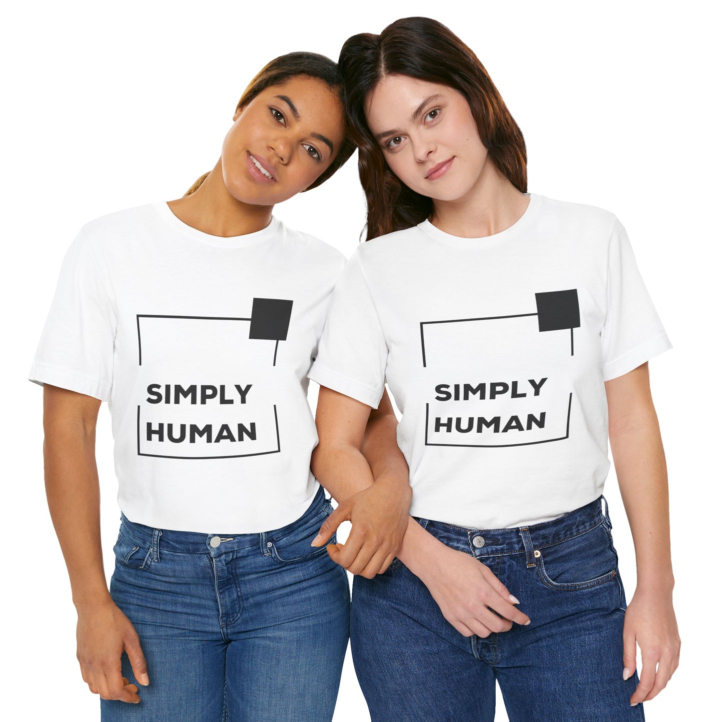 Simply Human - Unisex Jersey Short Sleeve Tee