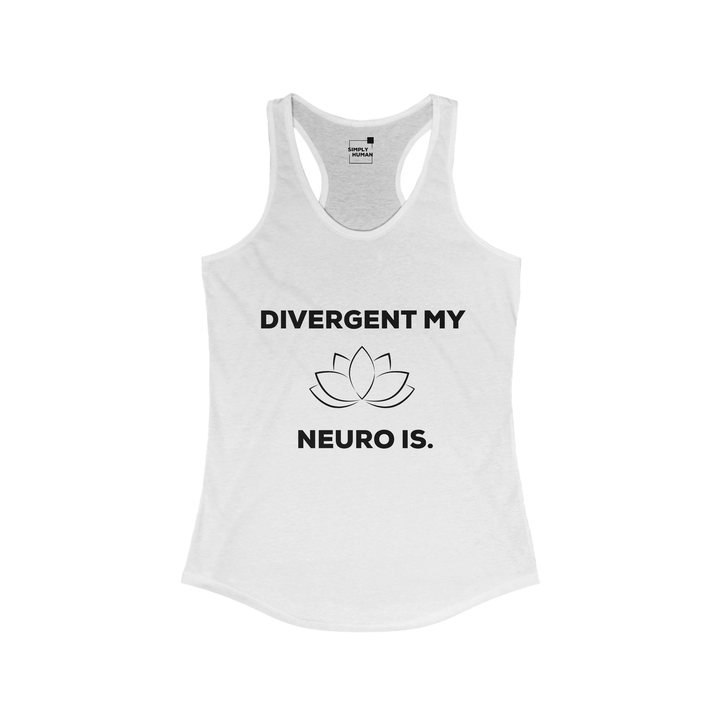 Divergent My Neuro Is - Women's Ideal Racerback Tank